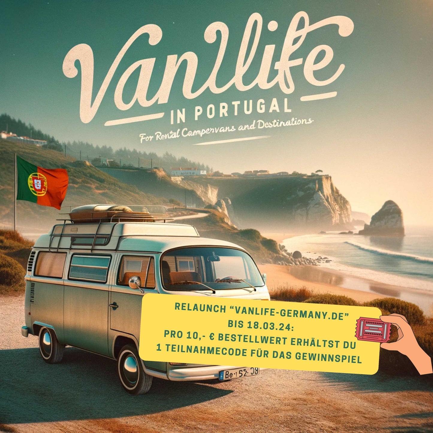 Vanlife in Portugal 🇵🇹: Ein Guide für Mietcampervans und Reiseziele